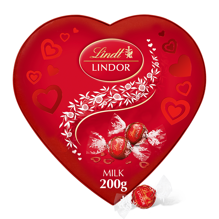 Lindt Lindor Heart Box Milk Chocolate Truffles - Preorder