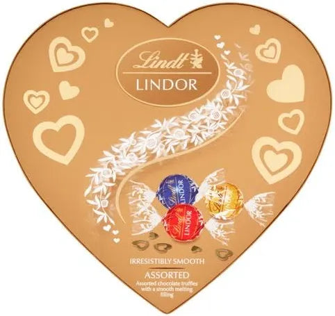Lindt Lindor Heart Box Milk Chocolate Truffles - Preorder