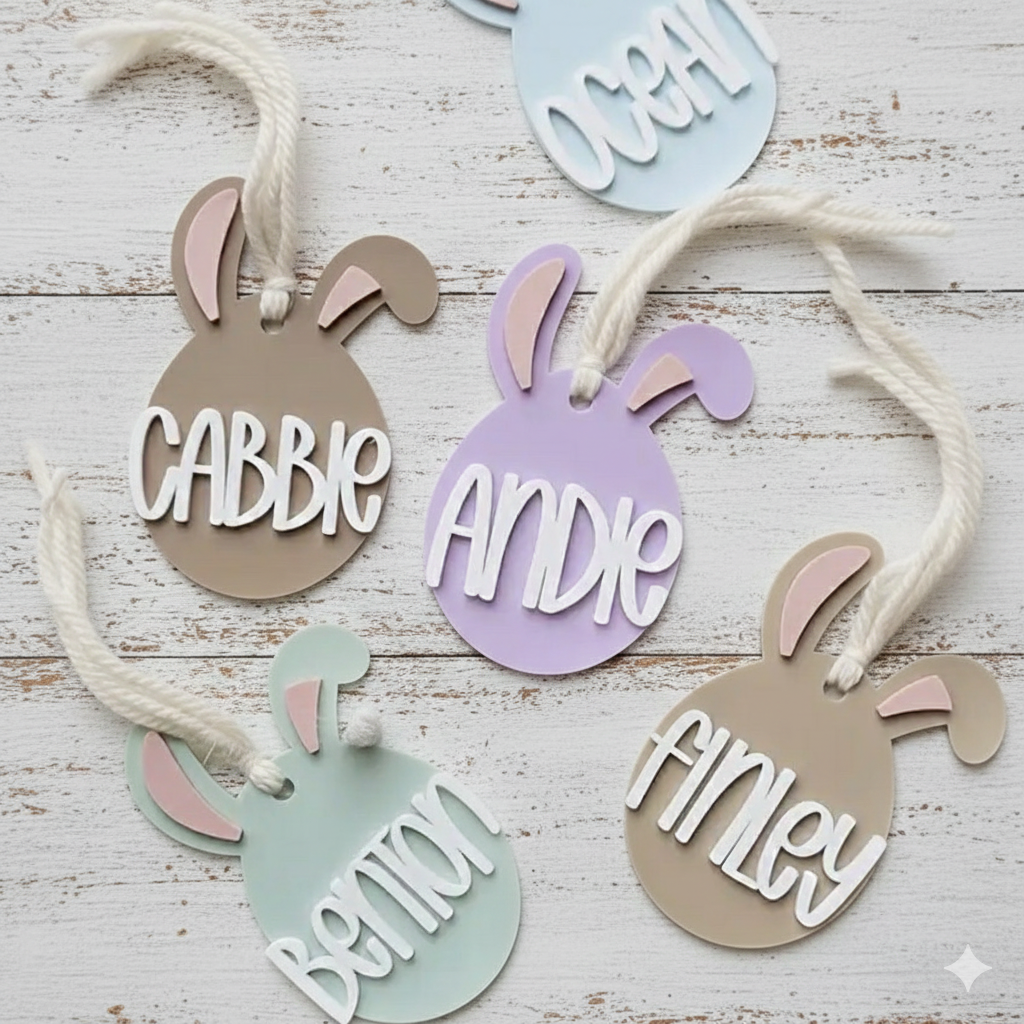 Personalised Easter tags