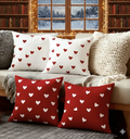 4 Pack Valentines Cushion covers