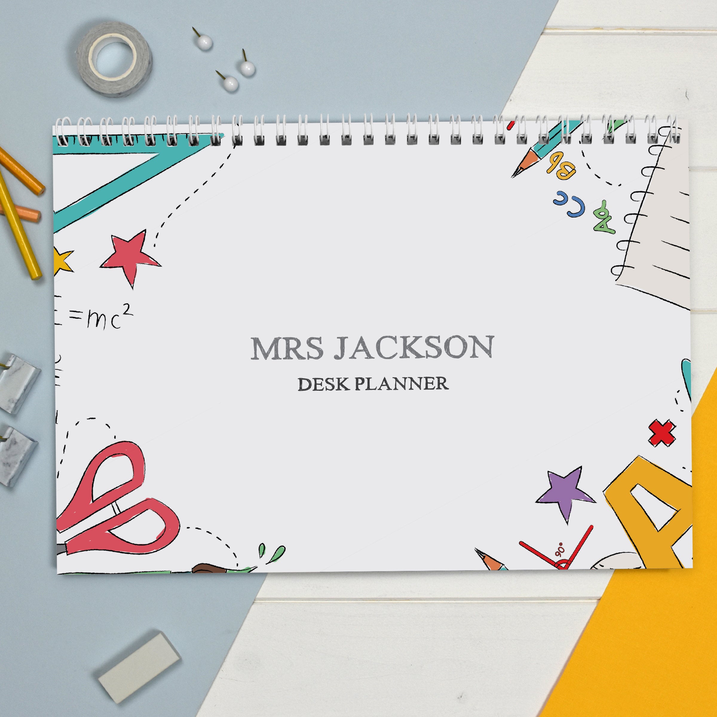 Personalised Teachers Planners