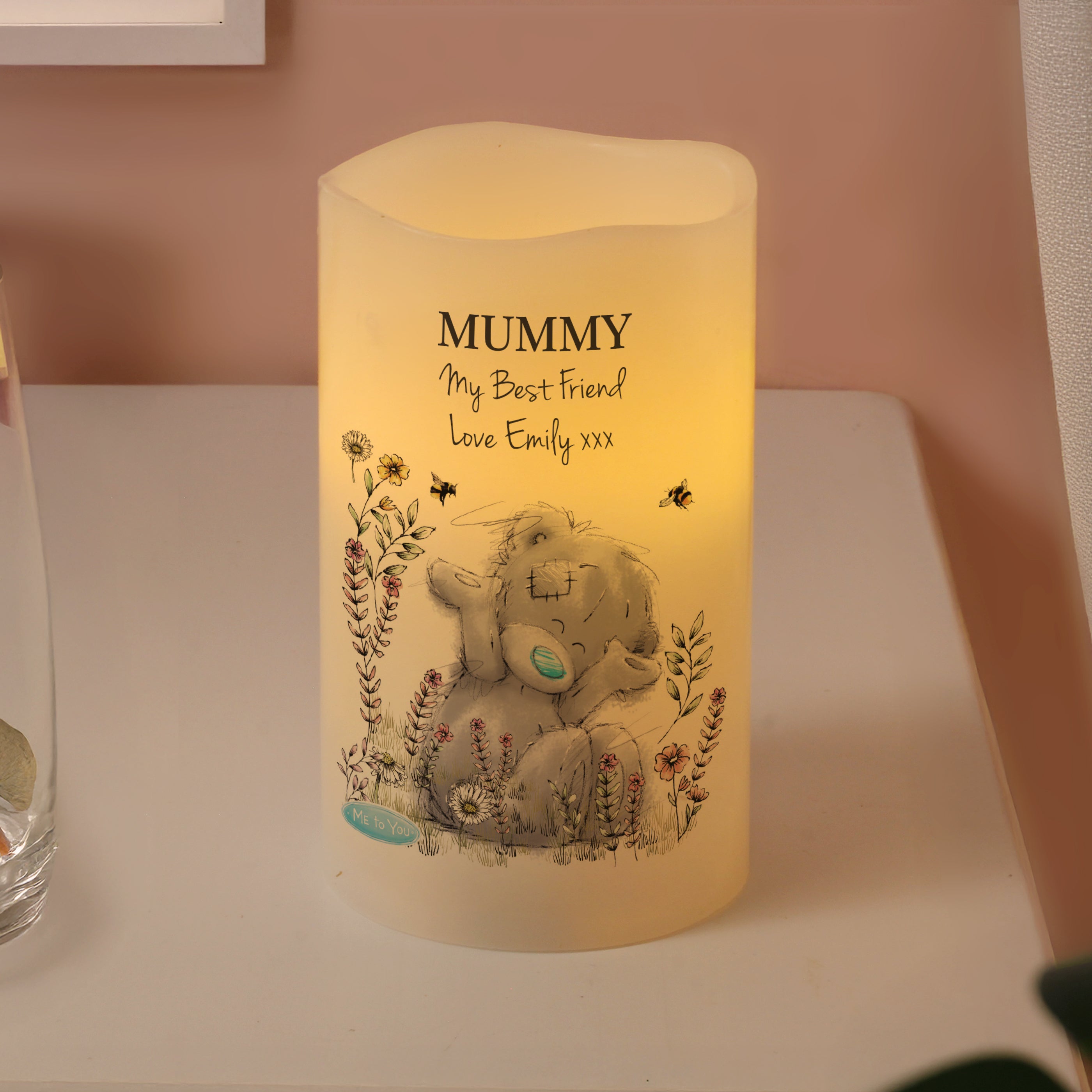 Personalised Me to you mothers day candle