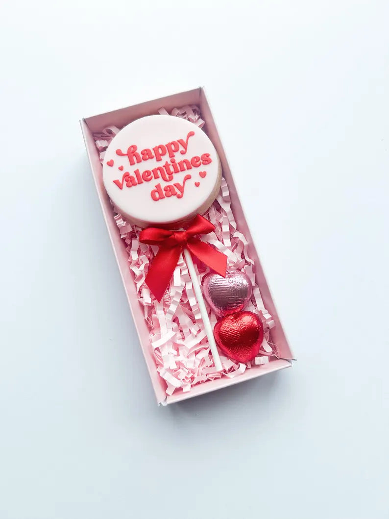 Valentines lollipop treat box
